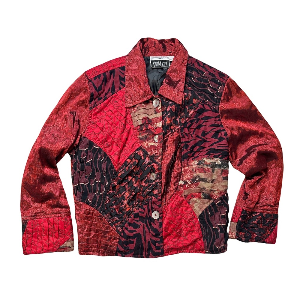 Vintage 80’s Patchwork Silk Jacket